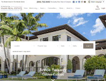 Tablet Screenshot of miamirealestate.com